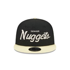 Denver Nuggets Pale Yellow Visor 9FIFTY Snapback Hat sold by New Era
