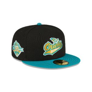 Just Caps Cadet Blue Baltimore Orioles 59FIFTY Fitted Hat sold by New Era