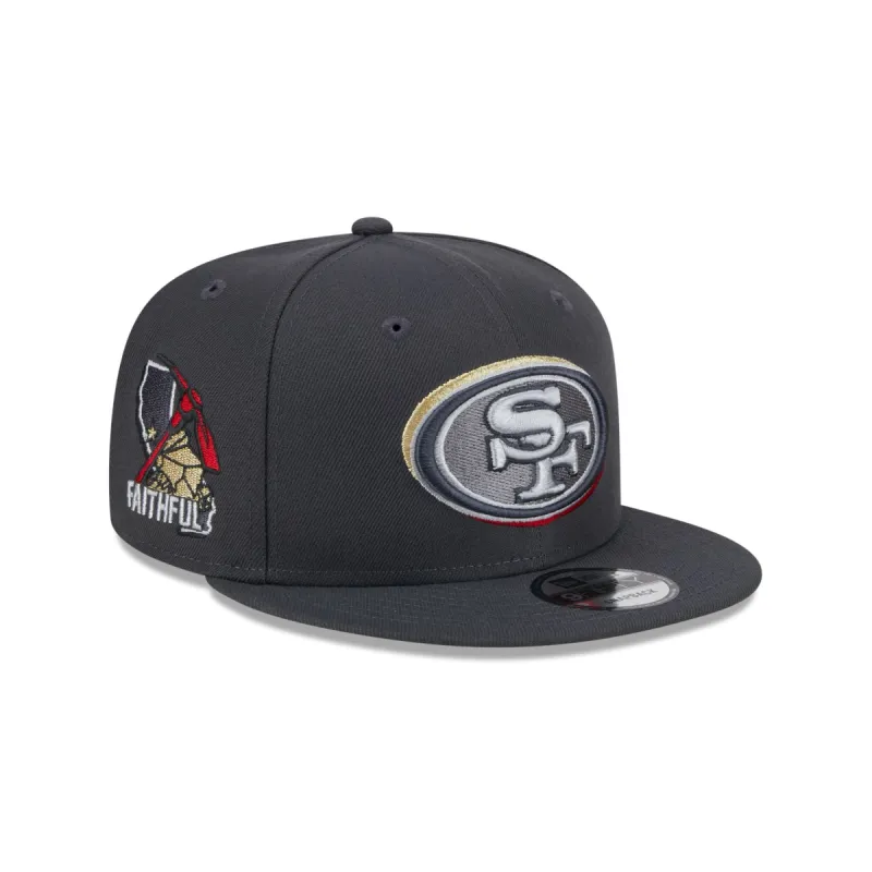 San Francisco 49ers 2024 Draft 9FIFTY Snapback Hat sold by New Era