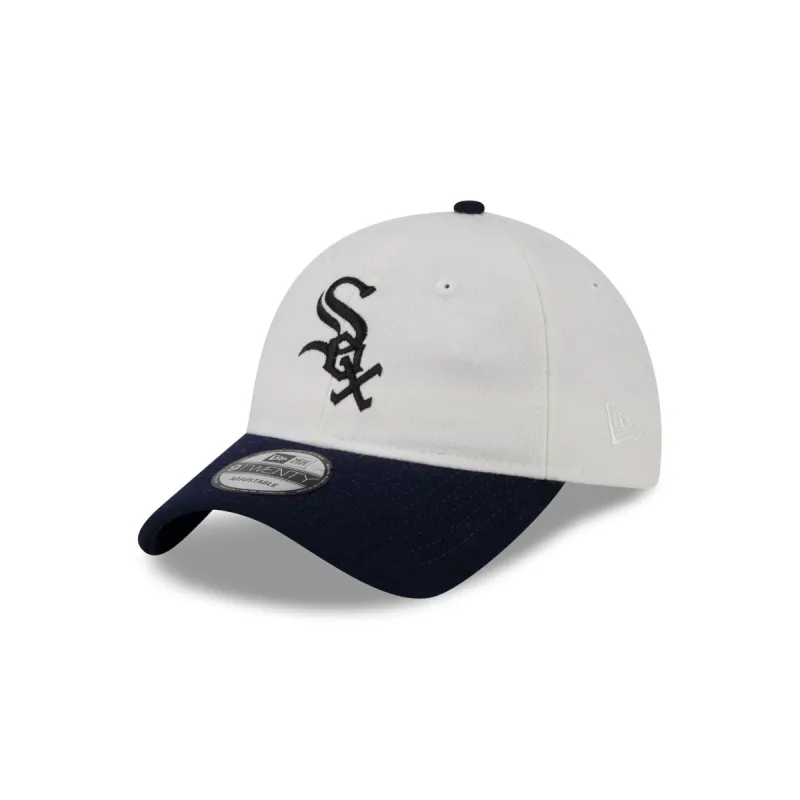 Chicago White Sox Plaid 9TWENTY Adjustable Hat sold by New Era