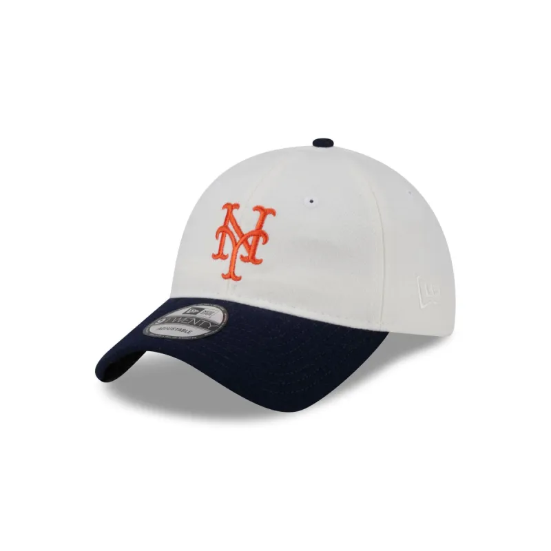 New York Mets Plaid 9TWENTY Adjustable Hat sold by New Era