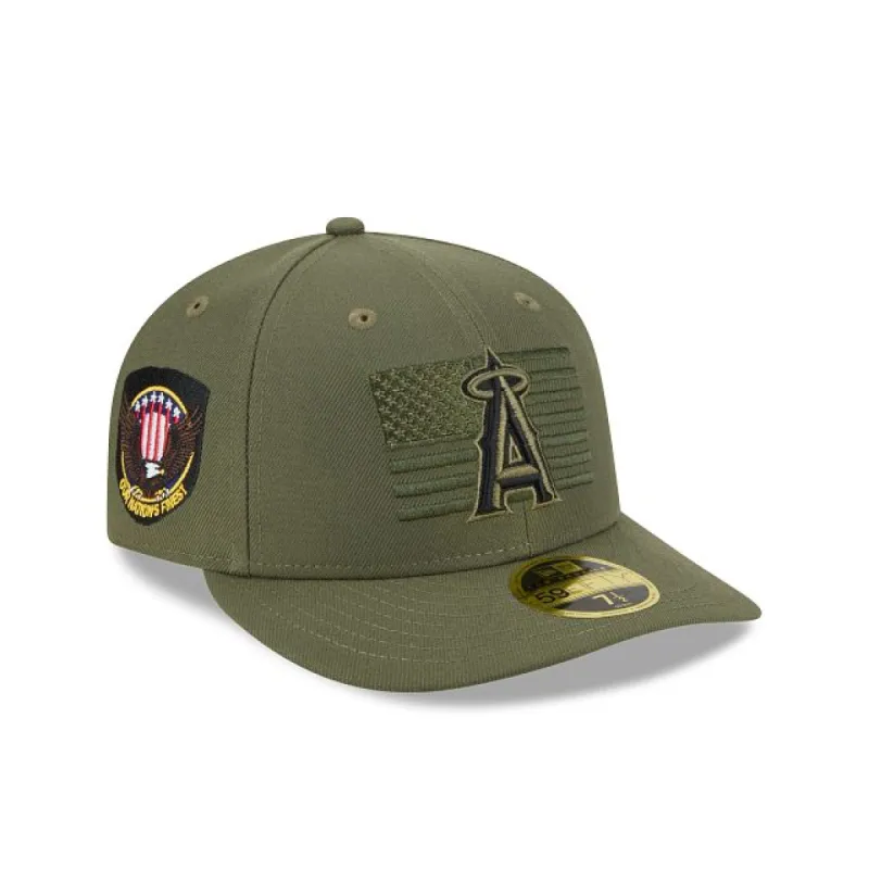 Los Angeles Angels Armed Forces Day 2023 Low Profile 59FIFTY Fitted Hat sold by New Era