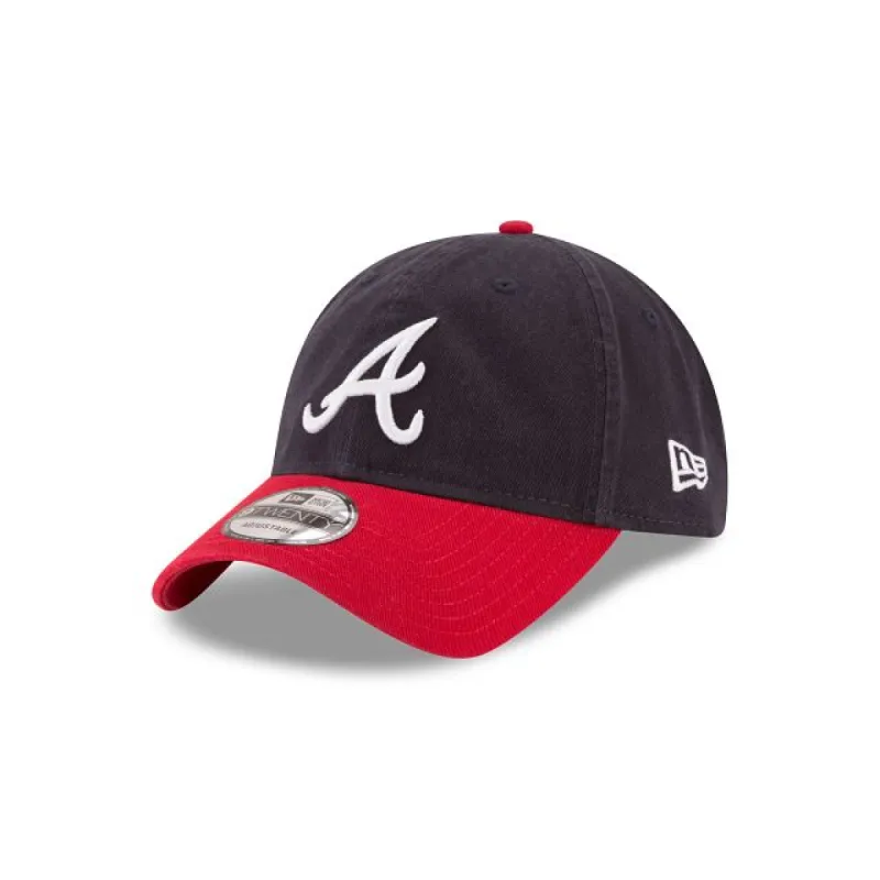 Atlanta Braves Core Classic Home 9TWENTY Adjustable Hat sold by New Era
