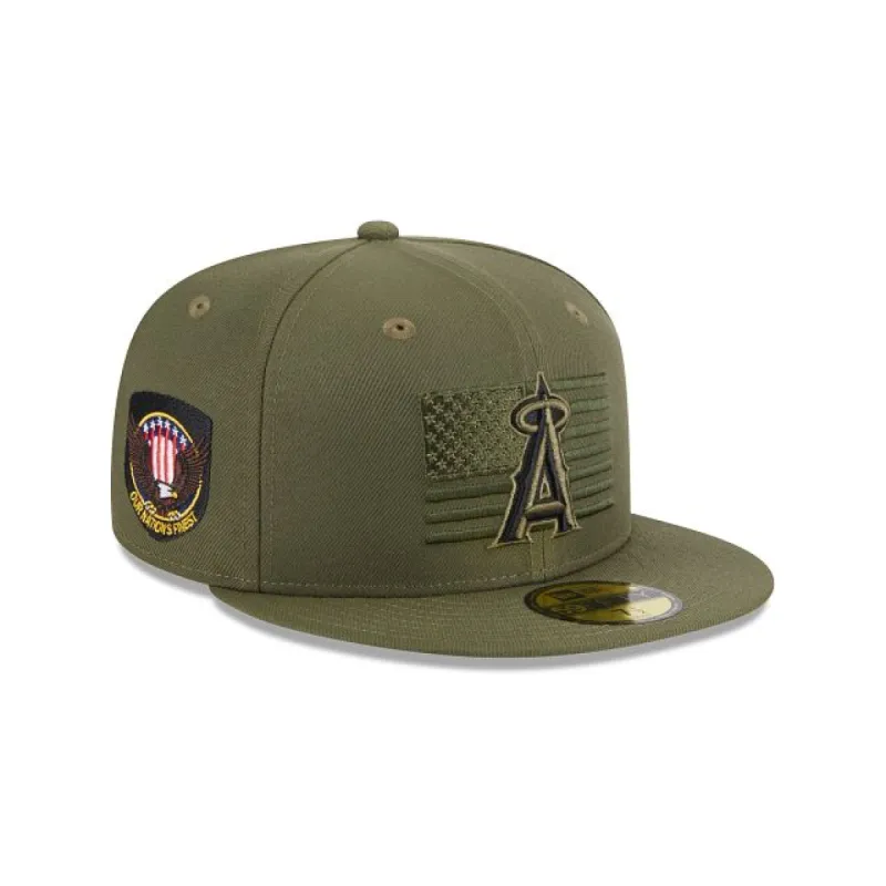 Los Angeles Angels Armed Forces Day 2023 59FIFTY Fitted Hat sold by New Era