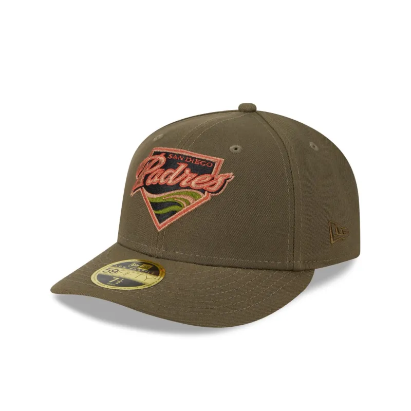 San Diego Padres Rustic Fall Low Profile 59FIFTY Fitted Hat sold by New Era
