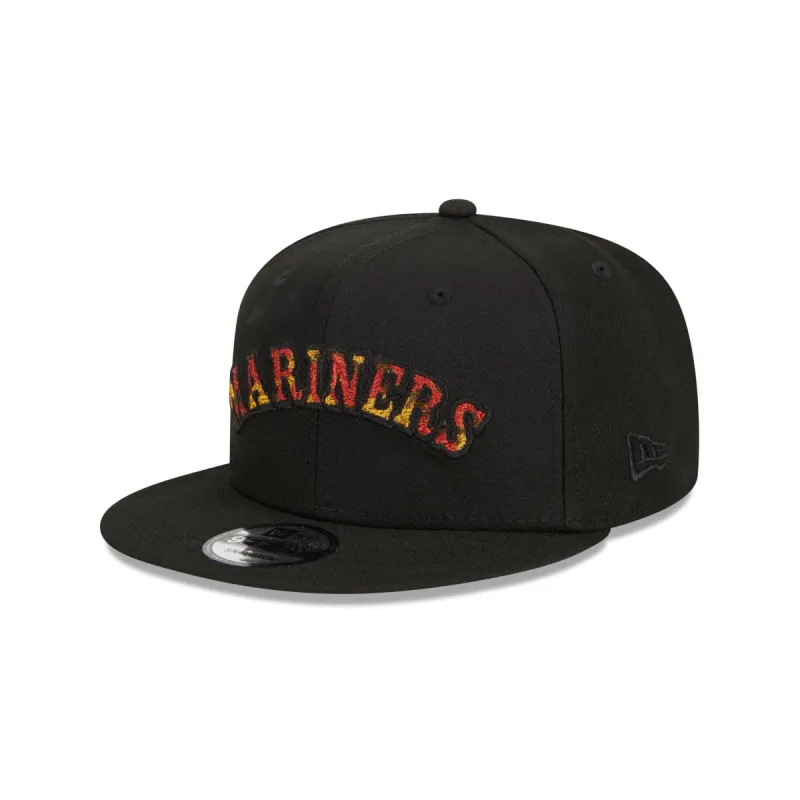 Seattle Mariners Rustic Fall 9FIFTY Snapback Hat sold by New Era