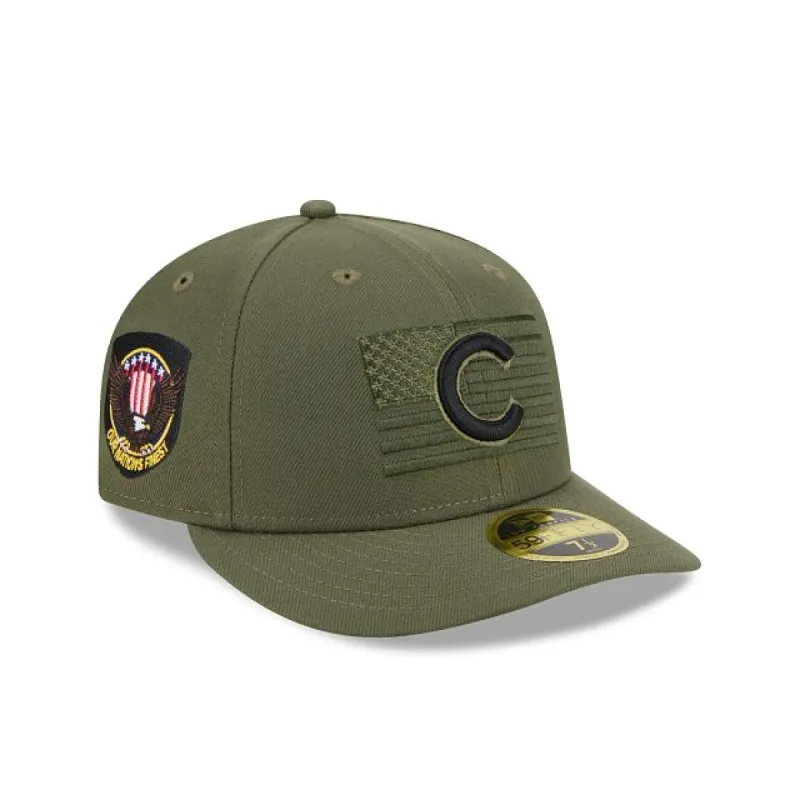 Chicago Cubs Armed Forces Day 2023 Low Profile 59FIFTY Fitted Hat sold by New Era