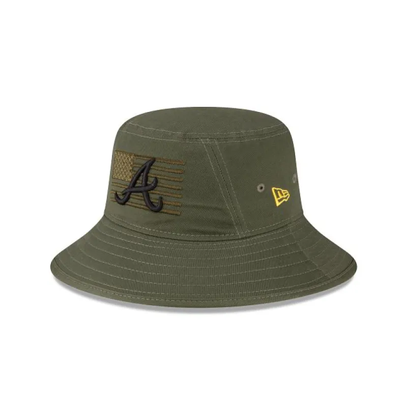Atlanta Braves Armed Forces Day 2023 Bucket Hat sold by New Era