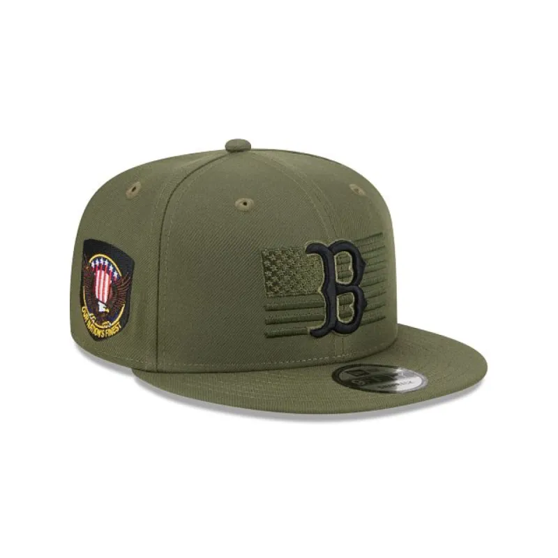 Boston Red Sox Armed Forces Day 2023 9FIFTY Snapback Hat sold by New Era