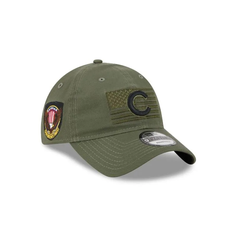 Chicago Cubs Armed Forces Day 2023 9TWENTY Adjustable Hat sold by New Era