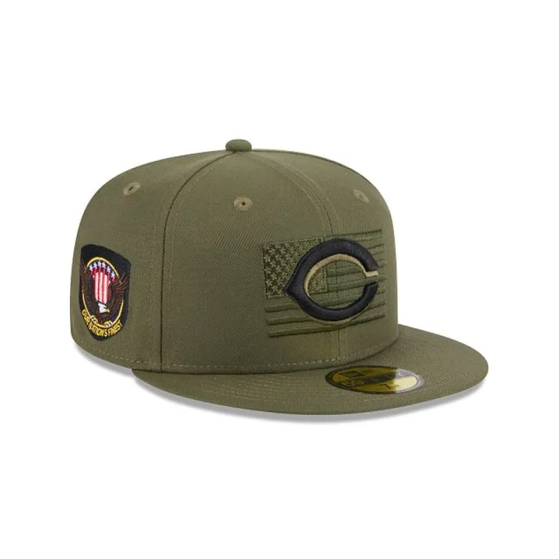 Cincinnati Reds Armed Forces Day 2023 59FIFTY Fitted Hat sold by New Era
