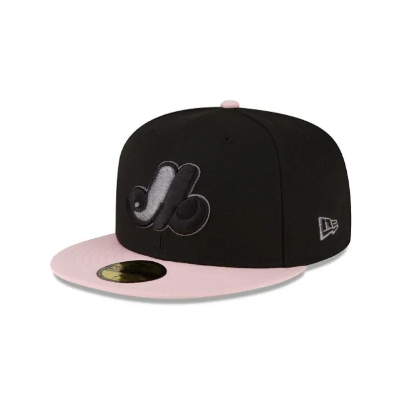Montreal Expos Blush 59FIFTY Fitted Hat sold by New Era
