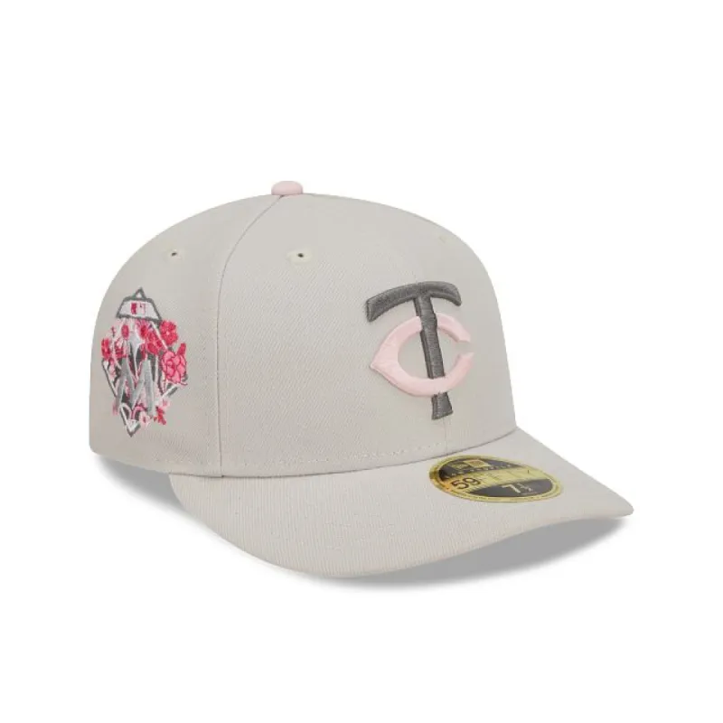 Minnesota Twins Mother's Day 2023 Low Profile 59FIFTY Fitted Hat made by New Era
