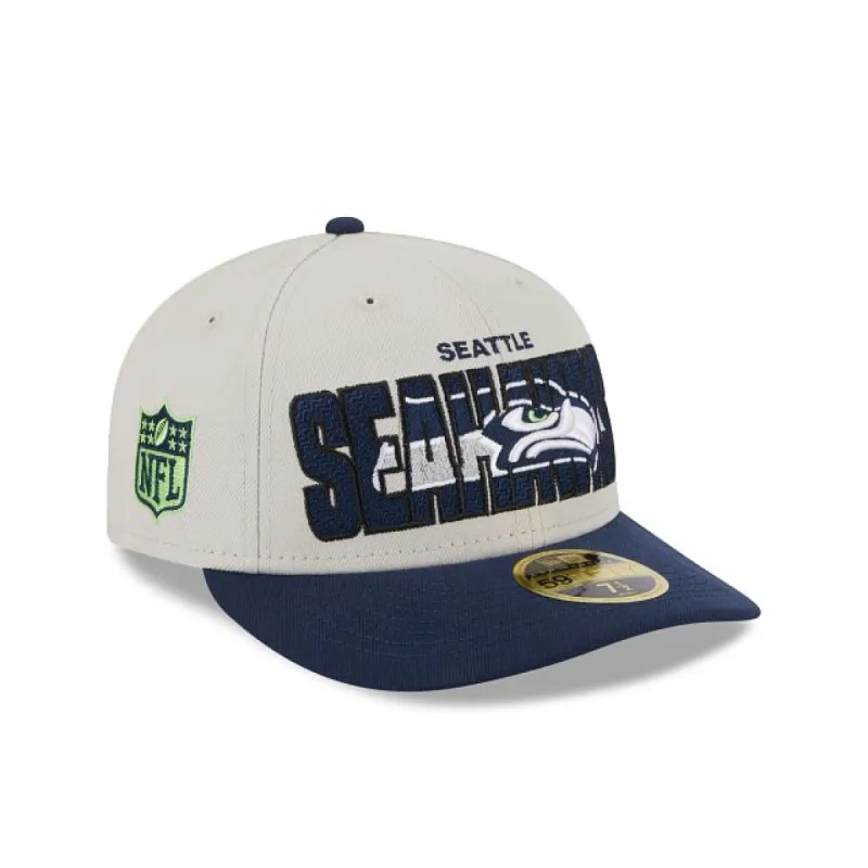 Seattle Seahawks 2023 Draft Low Profile 59FIFTY Fitted Hat sold by New Era