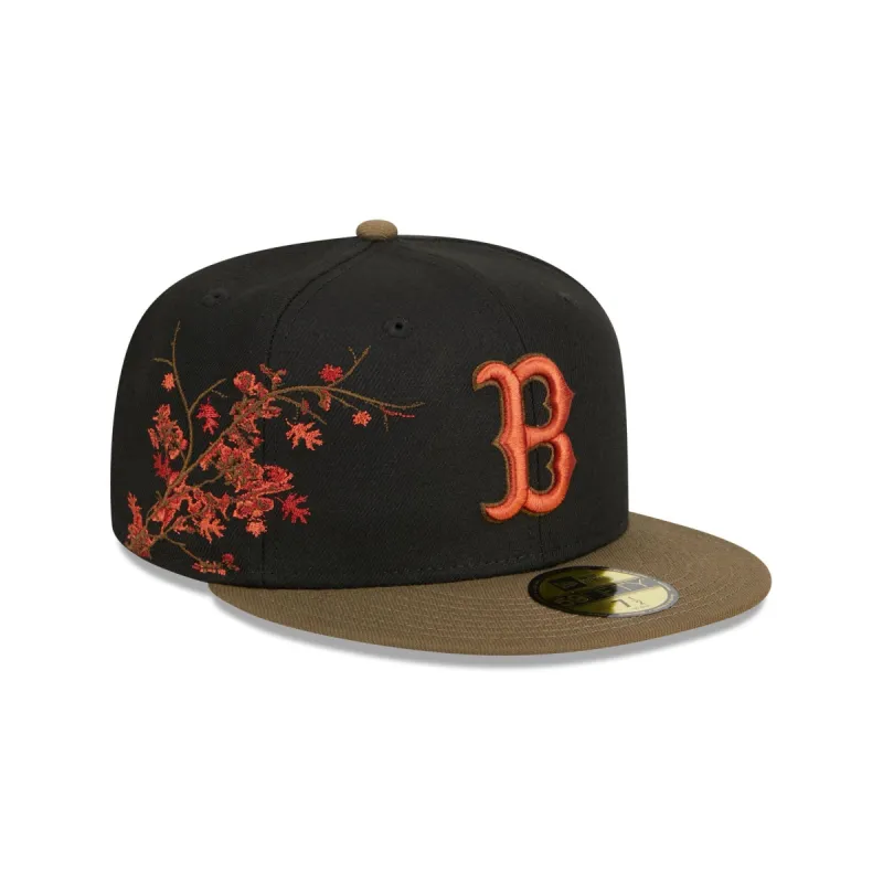 Boston Red Sox Rustic Fall 59FIFTY Fitted Hat sold by New Era