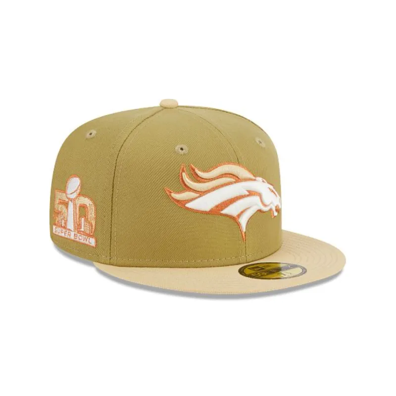 Denver Broncos Green Collection 59FIFTY Fitted Hat sold by New Era