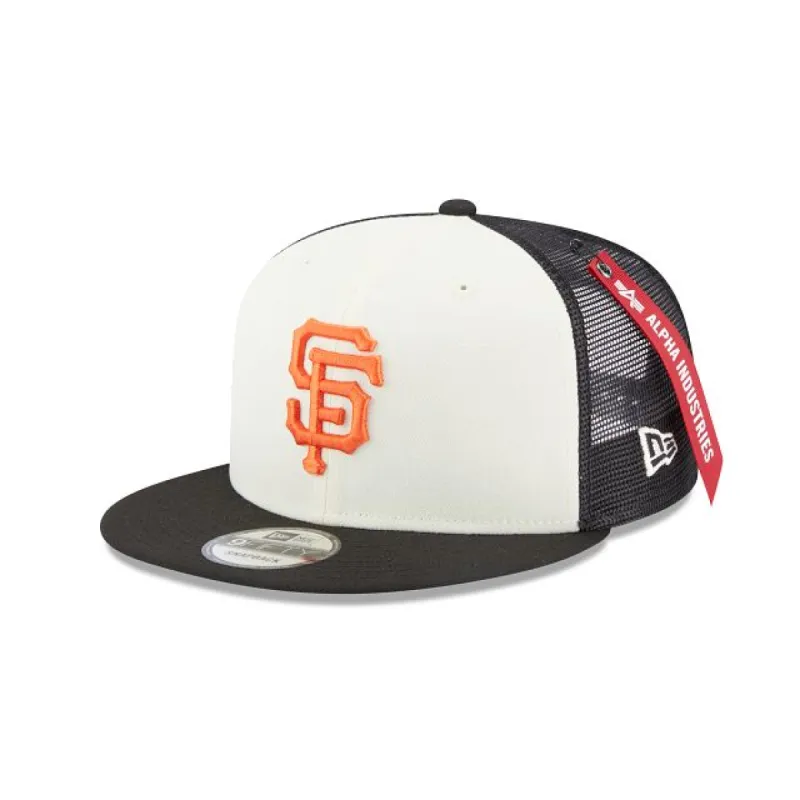 Alpha Industries X San Francisco Giants 9FIFTY Snapback Hat sold by New Era