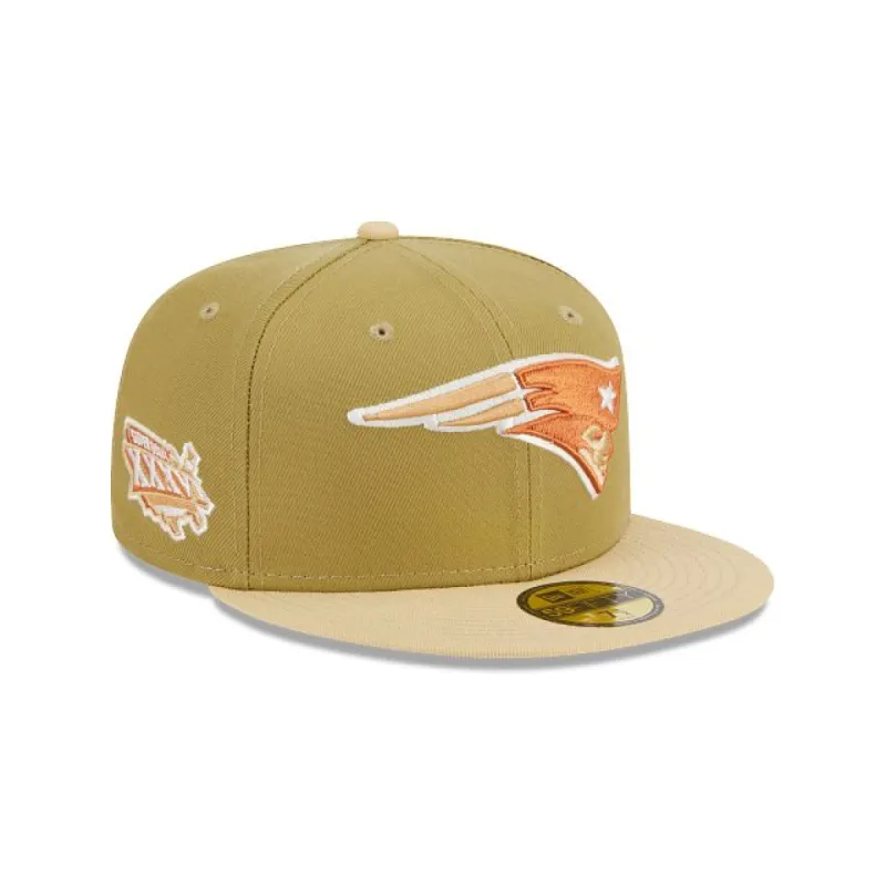New England Patriots Green Collection 59FIFTY Fitted Hat made by New Era