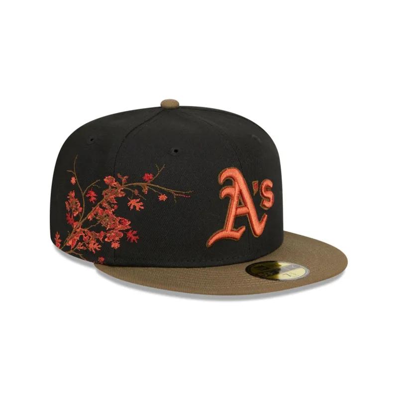 Oakland Athletics Rustic Fall 59FIFTY Fitted Hat sold by New Era