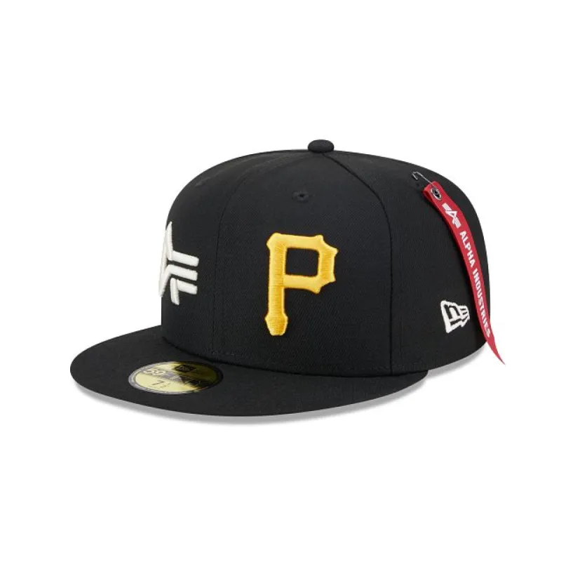 Alpha Industries X Pittsburgh Pirates Dual Logo 59FIFTY Fitted Hat sold by New Era