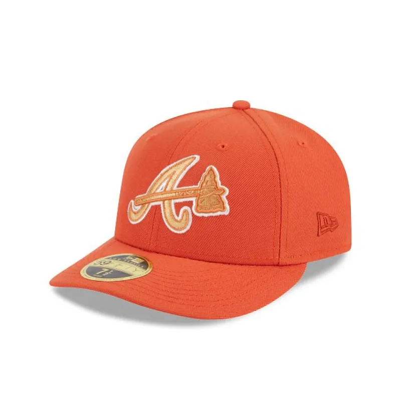 Atlanta Braves Green Collection Low Profile 59FIFTY Fitted Hat sold by New Era