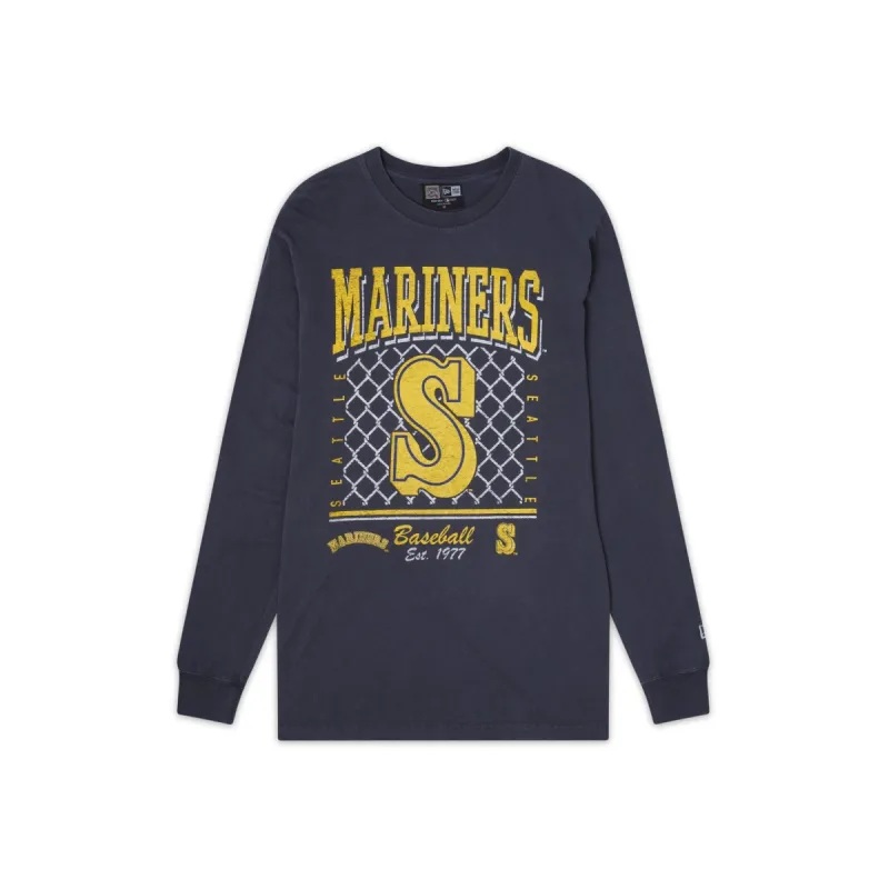 Seattle Mariners Old School Sport Long Sleeve T-Shirt sold by New Era