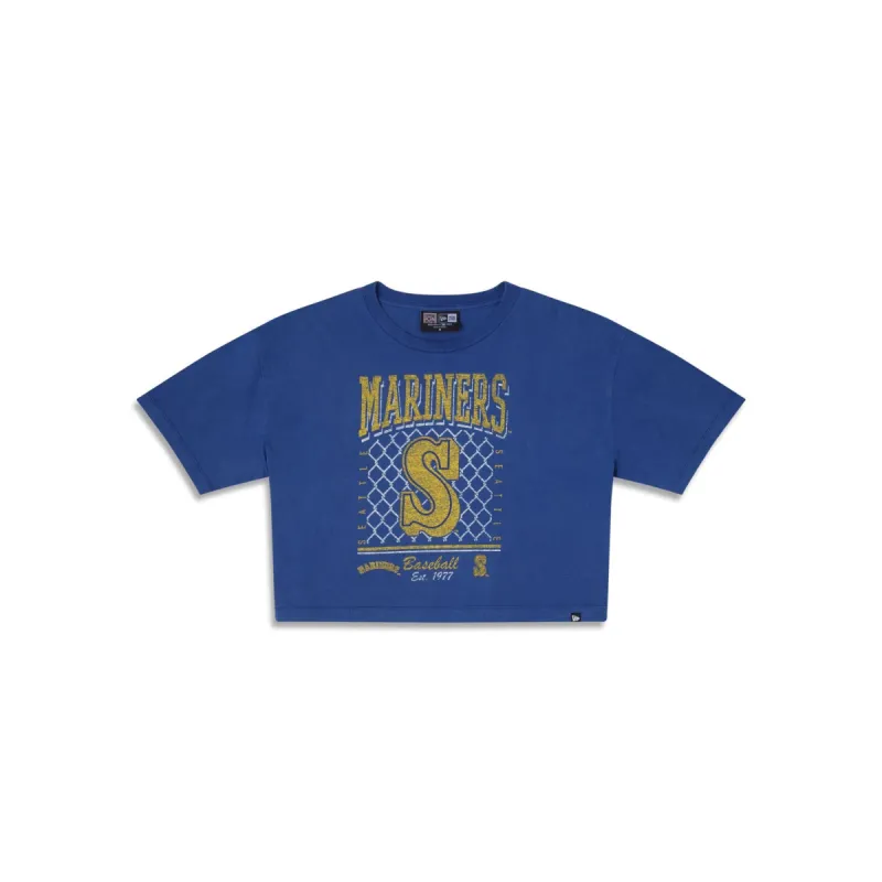 Seattle Mariners Old School Sport Women's T-Shirt sold by New Era