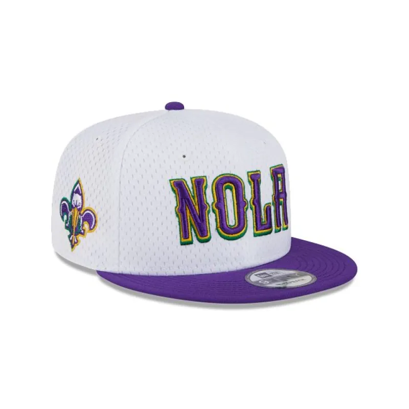 New Orleans Pelicans Mesh Crown 9FIFTY Snapback Hat sold by New Era
