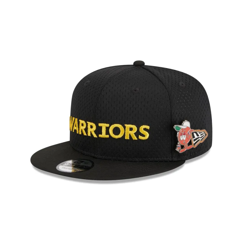 Golden State Warriors Post-Up Pin 9FIFTY Snapback Hat sold by New Era