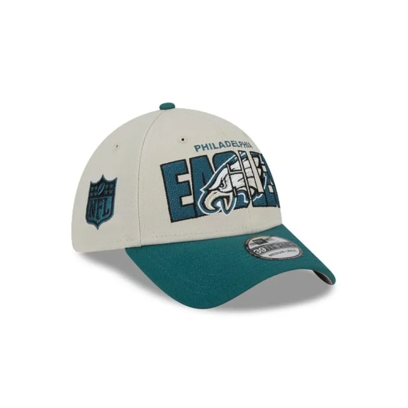 Philadelphia Eagles 2023 Draft 39THIRTY Stretch Fit Hat sold by New Era