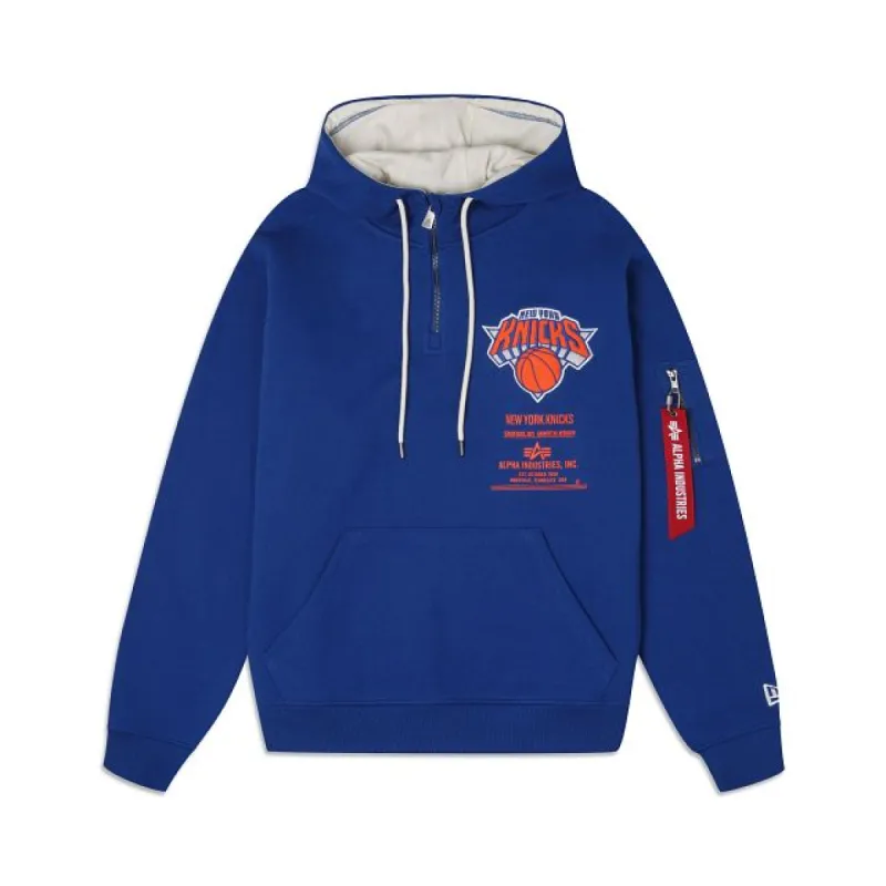 Alpha Industries X New York Knicks Zipper Hoodie sold by New Era