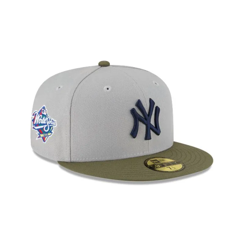 Just Caps Dark Forest Visor New York Yankees 59FIFTY Fitted Hat sold by New Era