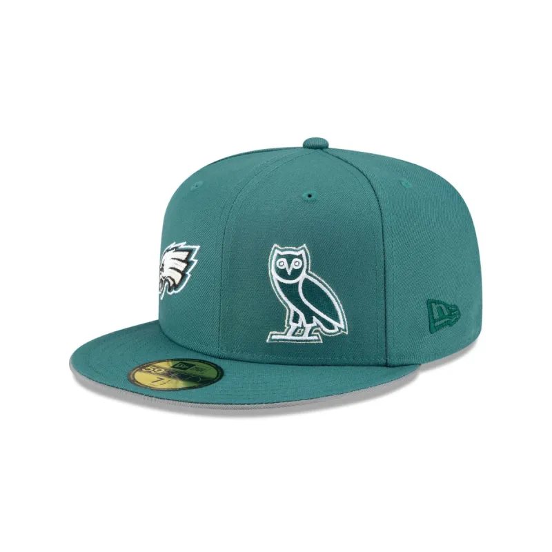 OVO X Philadelphia Eagles 59FIFTY Fitted Hat sold by New Era
