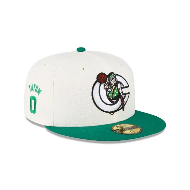 Boston Celtics X Concepts X Jayson Tatum Chrome Green 59FIFTY Fitted Hat sold by New Era