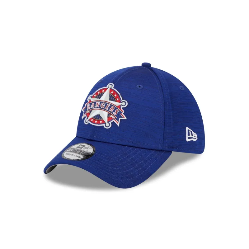 Texas Rangers 2023 Clubhouse 39THIRTY Stretch Fit Hat sold by New Era