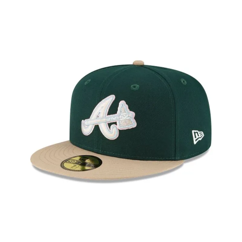 Atlanta Braves Emerald 59FIFTY Fitted Hat sold by New Era