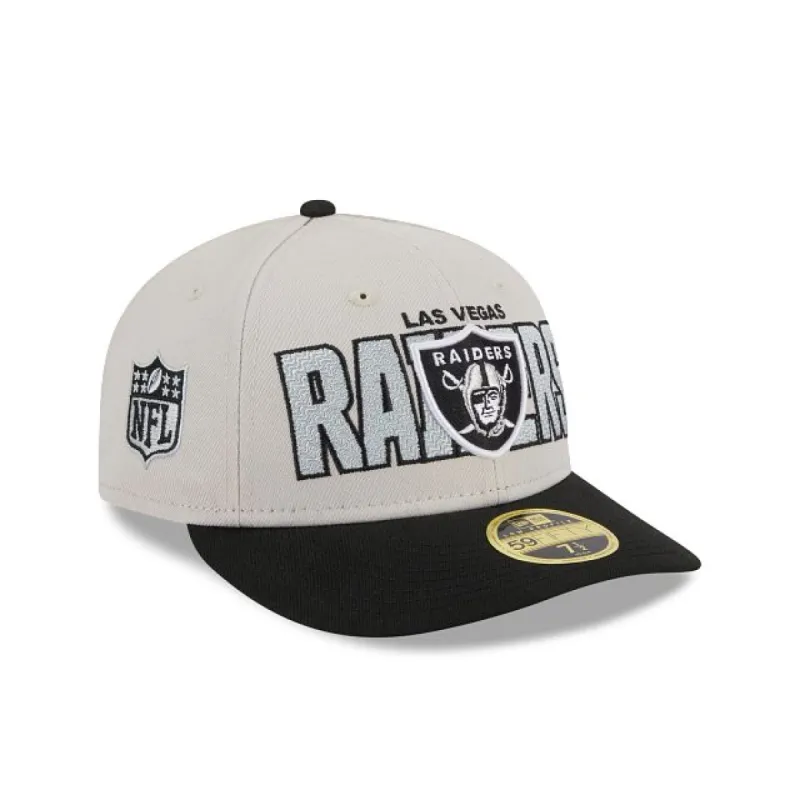 Las Vegas Raiders 2023 Draft Low Profile 59FIFTY Fitted Hat sold by New Era
