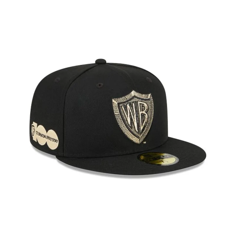Warner Bros. 100th Anniversary Black 59FIFTY Fitted Hat sold by New Era