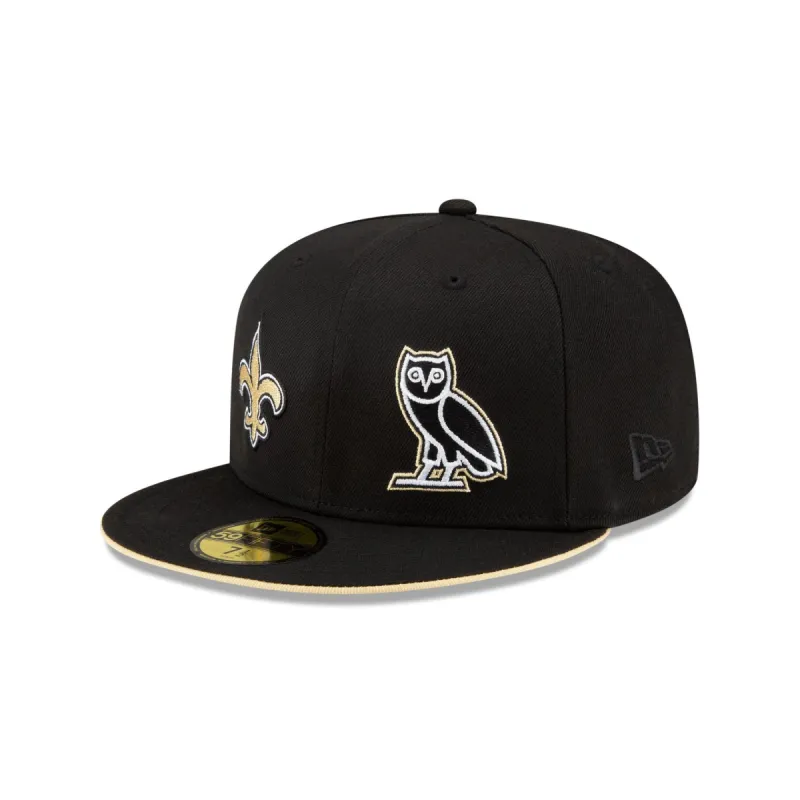 OVO X New Orleans Saints 59FIFTY Fitted Hat sold by New Era