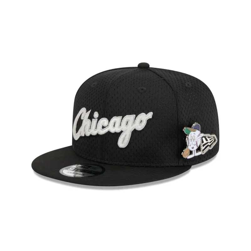 Chicago White Sox Post-Up Pin 9FIFTY Snapback Hat sold by New Era