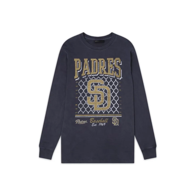 San Diego Padres Old School Sport Long Sleeve T-Shirt sold by New Era