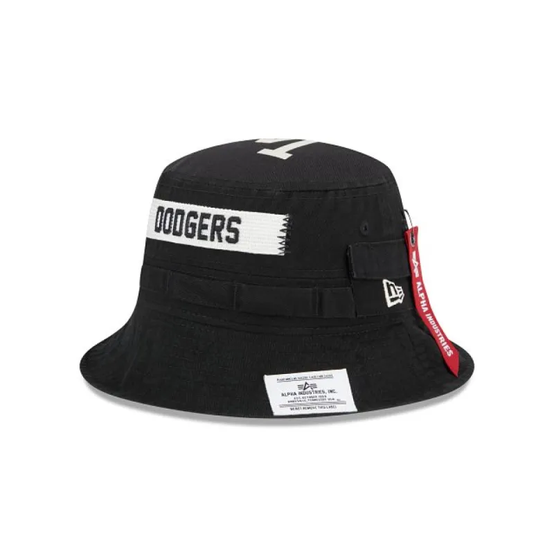 Alpha Industries X Los Angeles Dodgers Adventure Bucket Hat sold by New Era