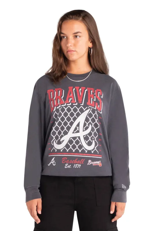 Atlanta Braves Old School Sport Long Sleeve T-Shirt sold by New Era
