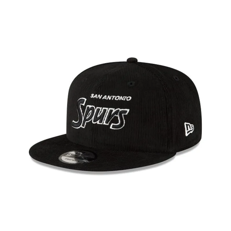 San Antonio Spurs Dark Cord 9FIFTY Snapback Hat sold by New Era