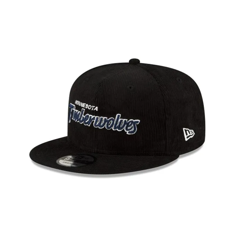 Minnesota Timberwolves Dark Cord 9FIFTY Snapback Hat sold by New Era