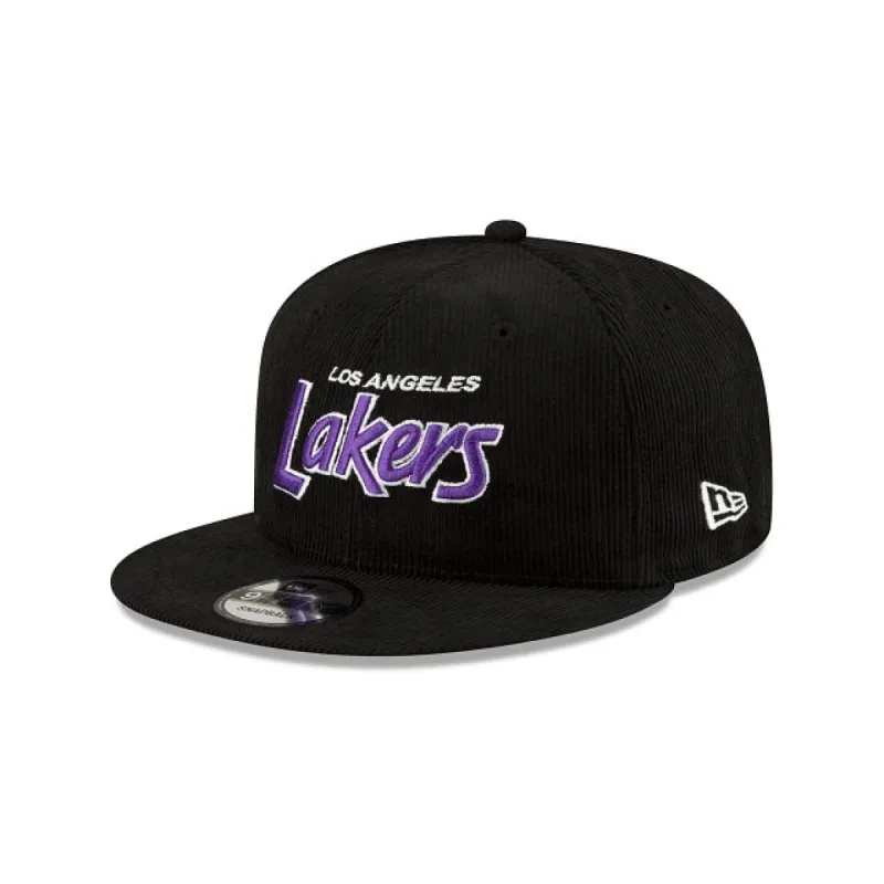 Los Angeles Lakers Dark Cord 9FIFTY Snapback Hat sold by New Era