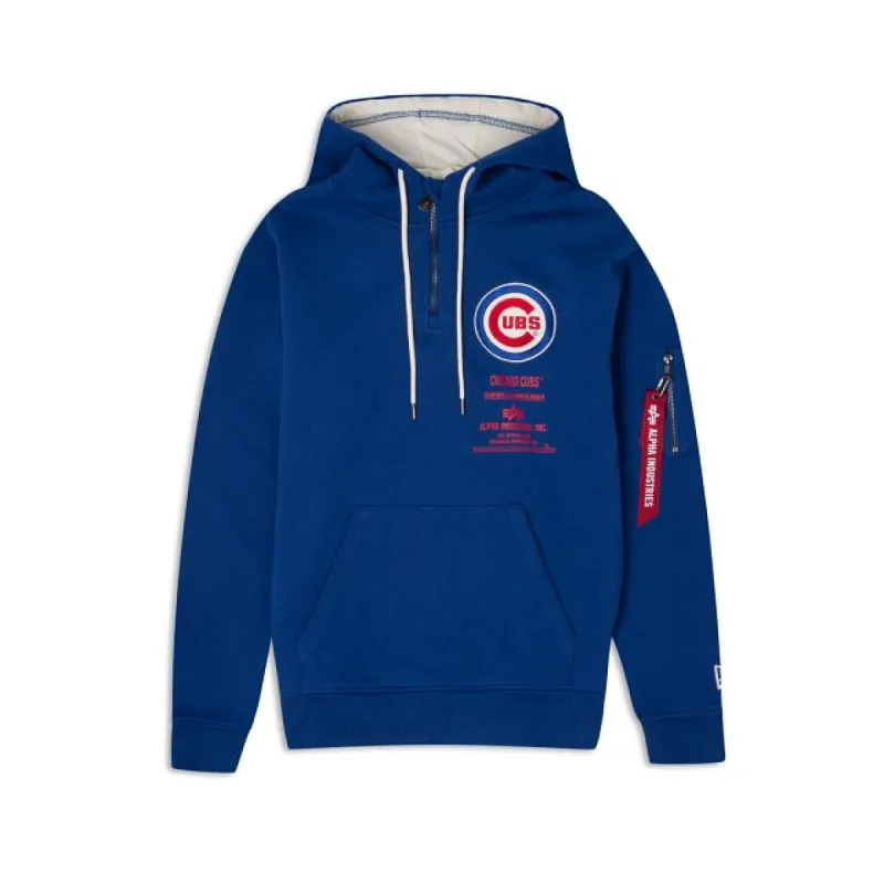 Alpha Industries X Chicago Cubs Zipper Hoodie sold by New Era