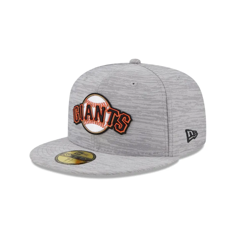 San Francisco Giants 2023 Clubhouse Gray 59FIFTY Fitted Hat sold by New Era