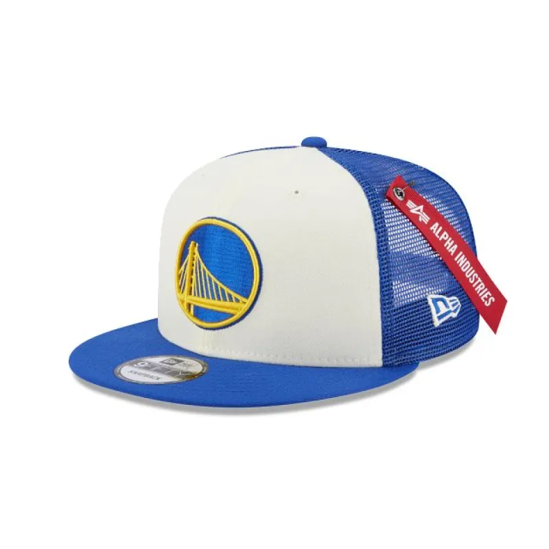 Alpha Industries X Golden State Warriors 9FIFTY Snapback Hat sold by New Era