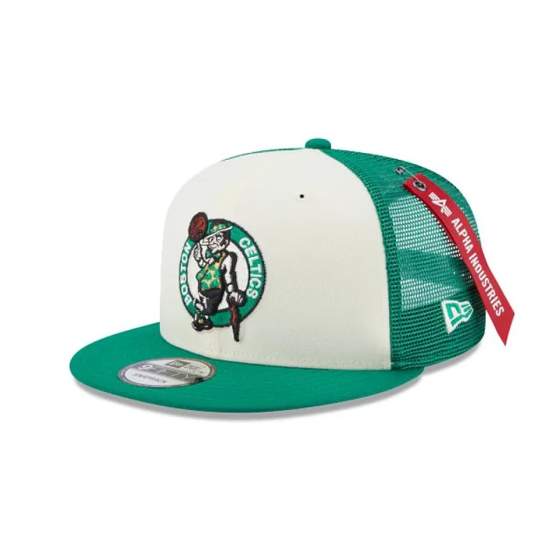 Alpha Industries X Boston Celtics 9FIFTY Snapback Hat sold by New Era